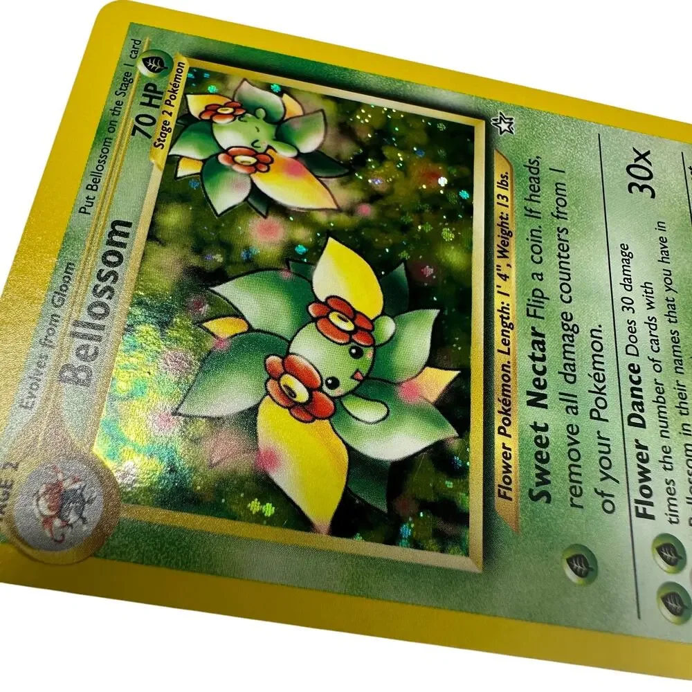 Pokemon TCG Bellossom 3/111 Neo Genesis Holo Rare Card Near Mint